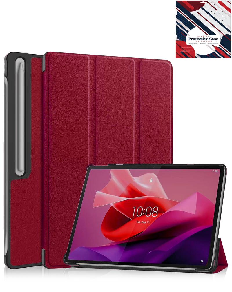Encuentra la funda con soporte Smart Shockproof color rojo para Samsung Galaxy Tab S9/Tab S9 FE/Tab S10 FE en Guatemala.