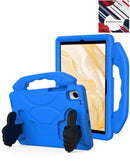 Protege la tablet de tus niños con esta funda azul con soporte para Samsung Galaxy en Guatemala.