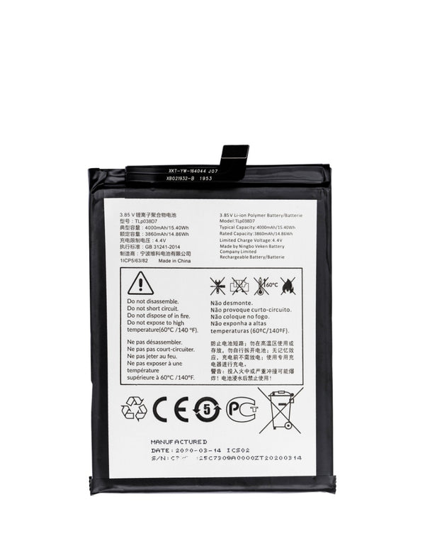 Encuentra la batería TCL 10SE / 10L (TLP038D1) en Guatemala para reparaciones y repuestos al mayoreo.