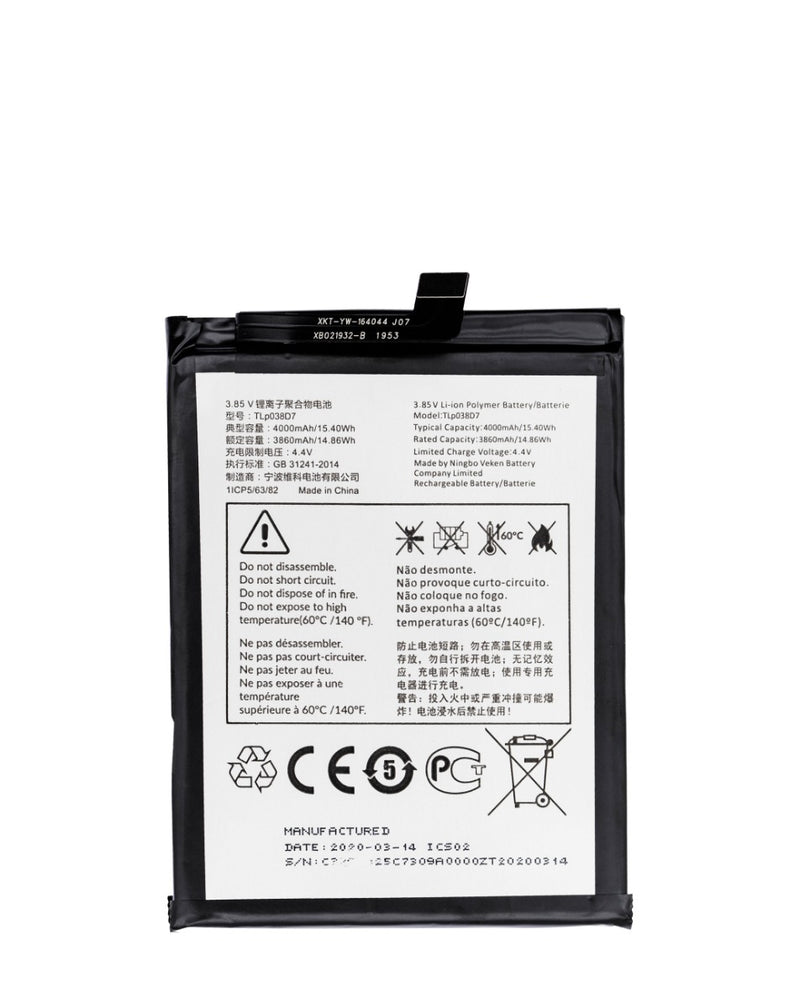 Encuentra la batería TCL 10SE / 10L (TLP038D1) en Guatemala para reparaciones y repuestos al mayoreo.