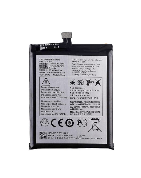 Reparación de batería para TCL 20 Pro (TLP043D1) en Guatemala.