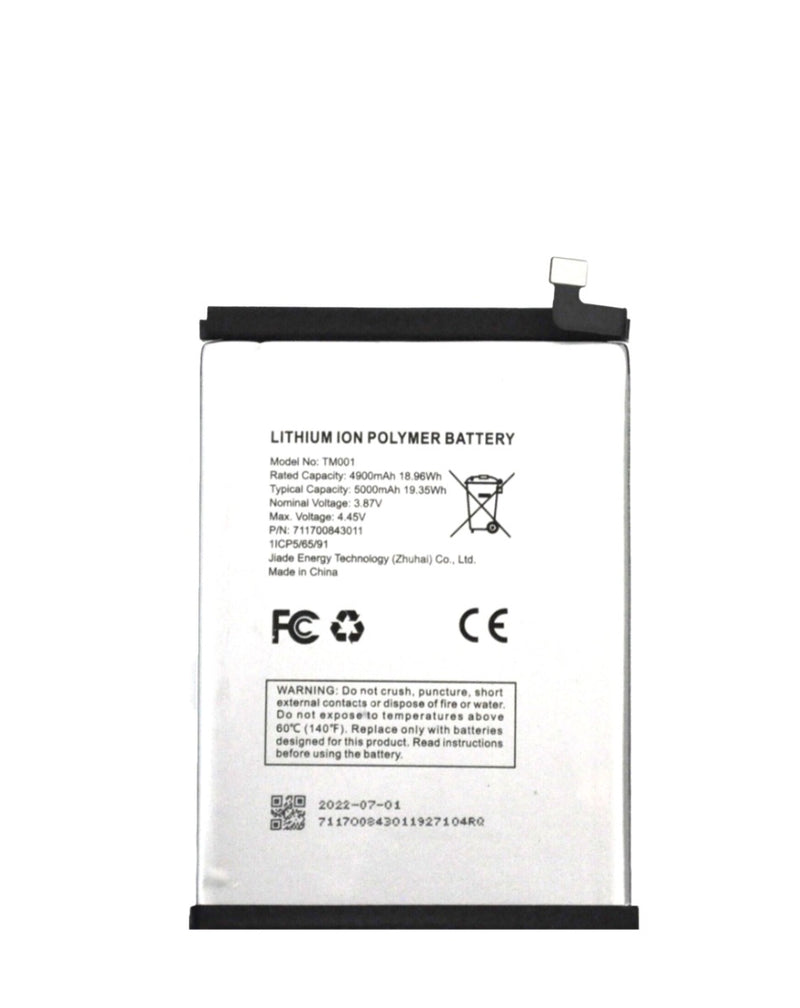 Reparación de batería para T-Mobile Revvl 6 Pro, Revvl 6X Pro, Revvl V+ en Guatemala.