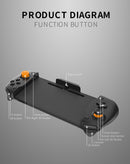 Controlador in-line negro para Nintendo Switch, diseño ergonómico, botones precisos, ideal para accesorios gaming.