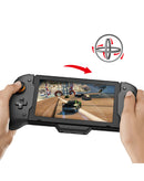 Controlador in-line negro para Nintendo Switch, diseño ergonómico, botones precisos, ideal para accesorios gaming.