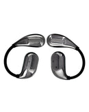 Auriculares ELEVATE on-ear true wireless negros, con estuche inteligente SlowBack con pantalla.