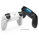 Controlador Bluetooth Dobe blanco compatible con PlayStation 4 y PC, disponible en Guatemala para mayoristas de videojuegos y talleres de reparación de consolas.