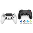 Controlador Bluetooth Dobe blanco compatible con PlayStation 4 y PC, disponible en Guatemala para mayoristas de videojuegos y talleres de reparación de consolas.