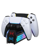 Compra el Cargador vertical dual Dobe para PlayStation 5 Controllers en Guatemala al mejor precio.