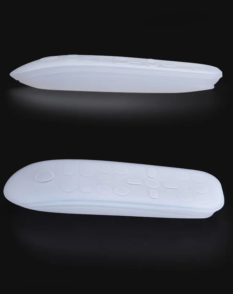 Protege tu control remoto Media Remote de PlayStation 5 en Guatemala con esta funda de silicona color blanco de la marca Dobe.