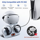 Soporte de carga Dobe para Playstation 5 y VR2 en Guatemala, disponible en el mayorista de accesorios SlowBack para reparaciones y mantenimiento.