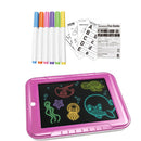 Tabla de trazado infantil SlowBack color rosa (PINK) de 9 pulgadas para dibujo y aprendizaje.