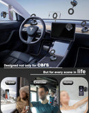 Encuentra el mejor soporte para teléfono de coche ajustable 360° con ventosa en Guatemala en SlowBack, ideal para mantener tu teléfono seguro mientras conduces.