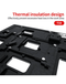 Soporte universal 6 en 1 para reparación de placa lógica de iPhone X y 11 Pro Max en Guatemala, ideal para talleres de reparaciones.
