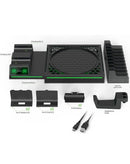 Reparación de soporte de carga multifuncional Dobe para Xbox Series X y Series S en Guatemala.
