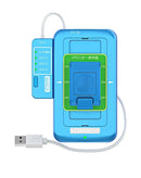 Programador UFS JCID U15 BGA 153/254/297 para lectura y escritura de Nand en Guatemala.