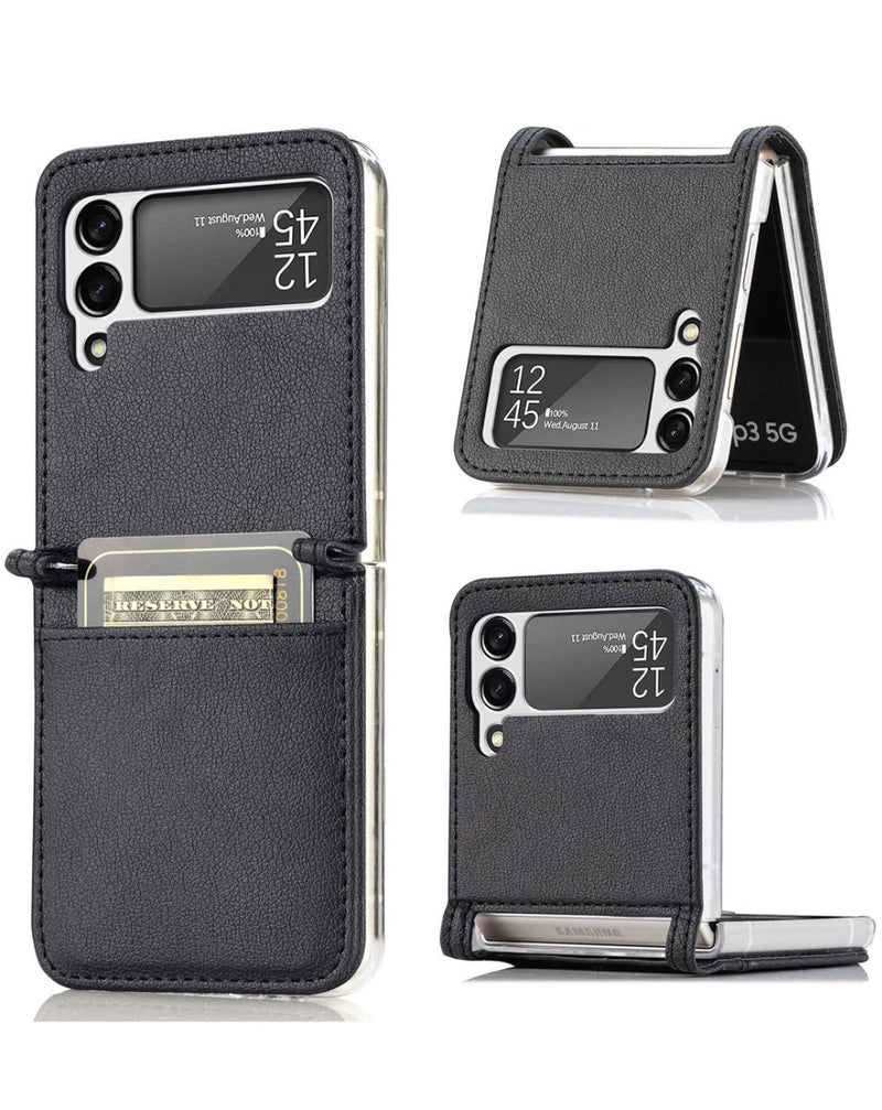 Encuentra la funda de cuero original para Galaxy Z Flip 4 en Guatemala, mayorista de accesorios con servicio de reparación y variedad de etiquetas.