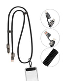 Encuentra el puerto de carga fast charging Ven-Dens USB A+C to C+L con llavero en Guatemala para obtener una carga rápida y segura de tus dispositivos.