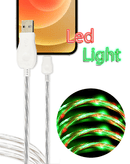 Cable USB con LED de carga rápida de 3 pies en Guatemala para accesorios con puerto de carga visible.