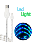 Cable de carga rápida USB A-C de 3 pies con LED brillante en Guatemala.