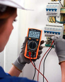 Multímetro digital VICTOR VC890D con pantalla LCD, ideal para medición eléctrica de precisión.