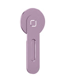 Soporte magnético rosa de aleación de aluminio para teléfono, elegante y compacto, ideal para escritorio o coche.