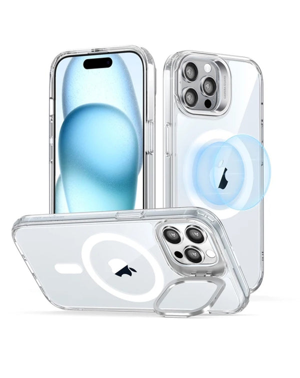 Encuentra la mejor funda magsafe con soporte de cámara para iPhone 15 Pro en Guatemala con SlowBack, distribuidor mayorista de accesorios para iPhone.