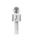 Encuentra el Micrófono de Karaoke con altavoz y bola de disco en Guatemala, ideal para fiestas y eventos.