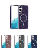 Encuentra la funda con carga inalámbrica bling diamond crystal para Galaxy S24 / S25 en Guatemala.