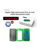 Encuentra el molde OCA de laminación 5 en 1 para iPhone 13 Pro Max en Guatemala con envío rápido a través de SlowBack y Wylie.