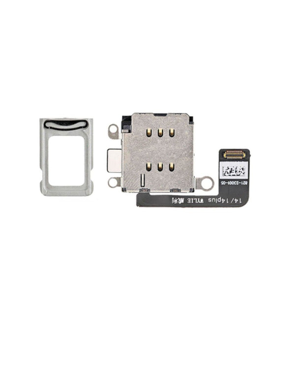 Kit de herramientas Wylie para convertir eSIM a Dual SIM en iPhone 14 y 14 Plus, disponible para reparaciones en Guatemala.