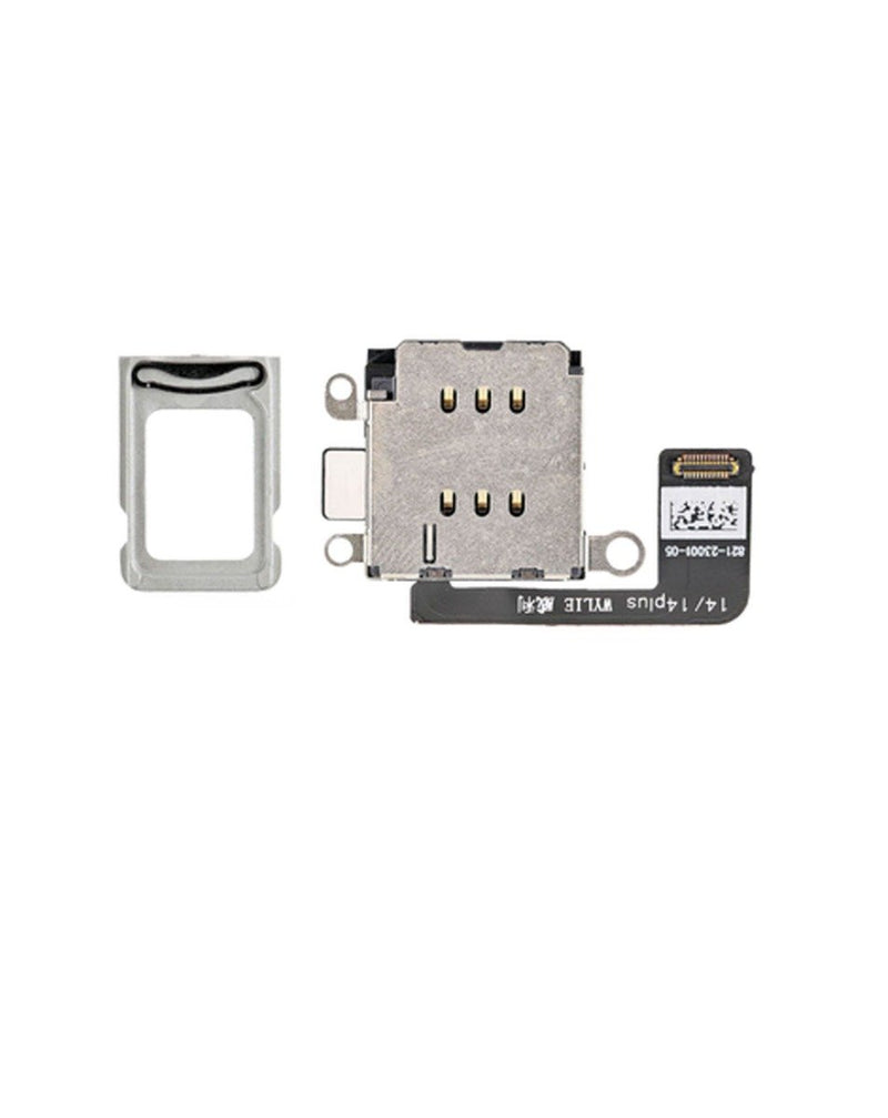 Kit de herramientas Wylie para convertir eSIM a Dual SIM en iPhone 14 y 14 Plus, disponible para reparaciones en Guatemala.