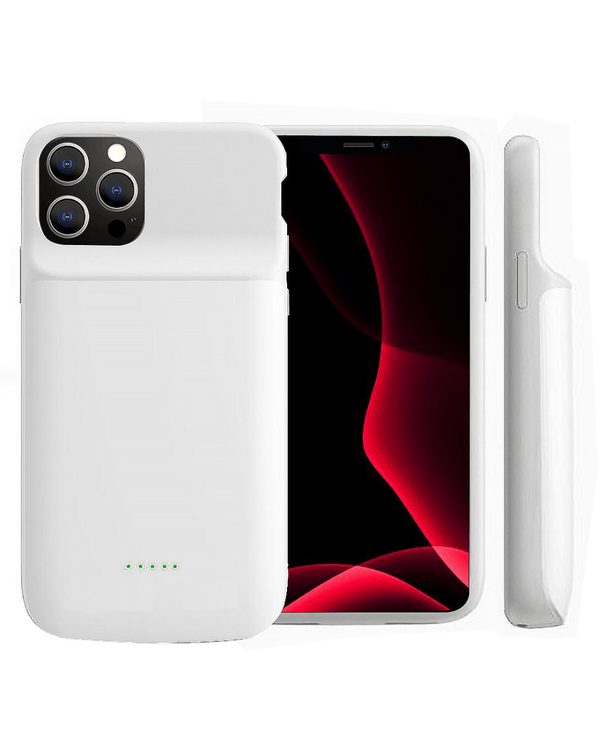 Encuentra la mejor funda protectora de carga de 5000mAh para iPhone 13 Mini en Guatemala.