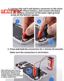 Encuentra adhesivo para batería iPhone 16 Series Wylie con adaptador de batería en Guatemala para reparaciones de mayoristas de celulares.