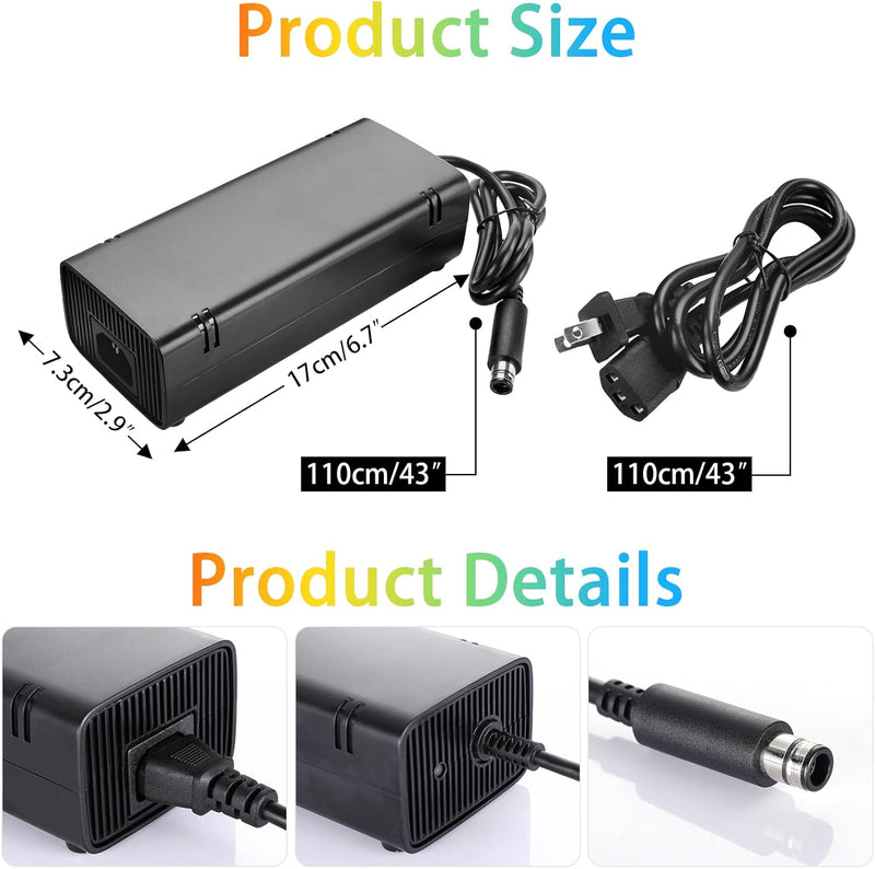 Encuentra el adaptador de corriente para Xbox 360 E en Guatemala al mejor precio.