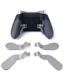 Paletas de acero inoxidable pulido para control Xbox One Elite, juego de 4 repuestos accesorios BajoPPLCD.