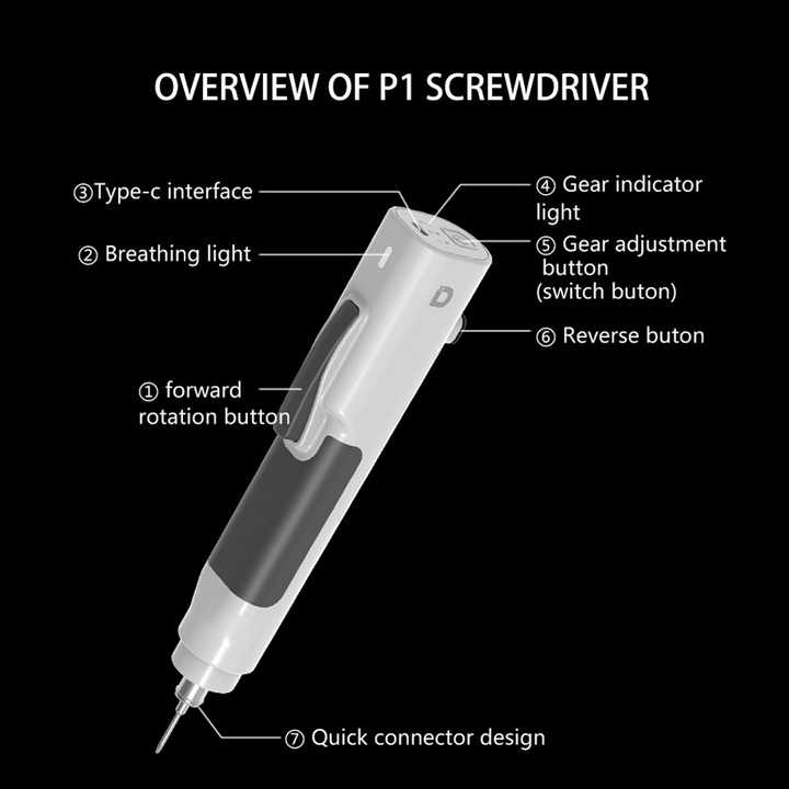 Encuentra el destornillador eléctrico XIAODONG P2 para tus reparaciones en Guatemala con este precio bajo.