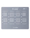 Kit de reballing CPU BGA XinZhiZao iPhone 6 a 15 PM, ideal para reparaciones y mantenimiento de iPhones en Guatemala.