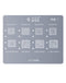 Kit de reballing CPU BGA XinZhiZao iPhone 6 a 15 PM, ideal para reparaciones y mantenimiento de iPhones en Guatemala.