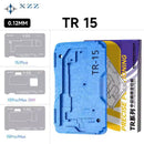 Encuentra el stencil de reballing BGA de capa intermedia XinZhiZao TR 35-en-1 para iPhone X en Guatemala para reparaciones profesionales de alta calidad.