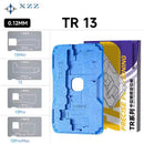 Encuentra el stencil de reballing BGA de capa intermedia XinZhiZao TR 35-en-1 para iPhone X en Guatemala para reparaciones profesionales de alta calidad.