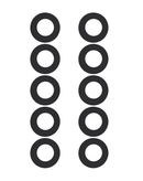 Compre un pack de 10 lentes de cámara trasera para iPhone XR con adhesivo en Guatemala y ahorre en reparaciones.