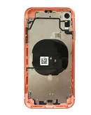 Encuentra tapa trasera con componentes preinstalados para iPhone XR en Guatemala.
