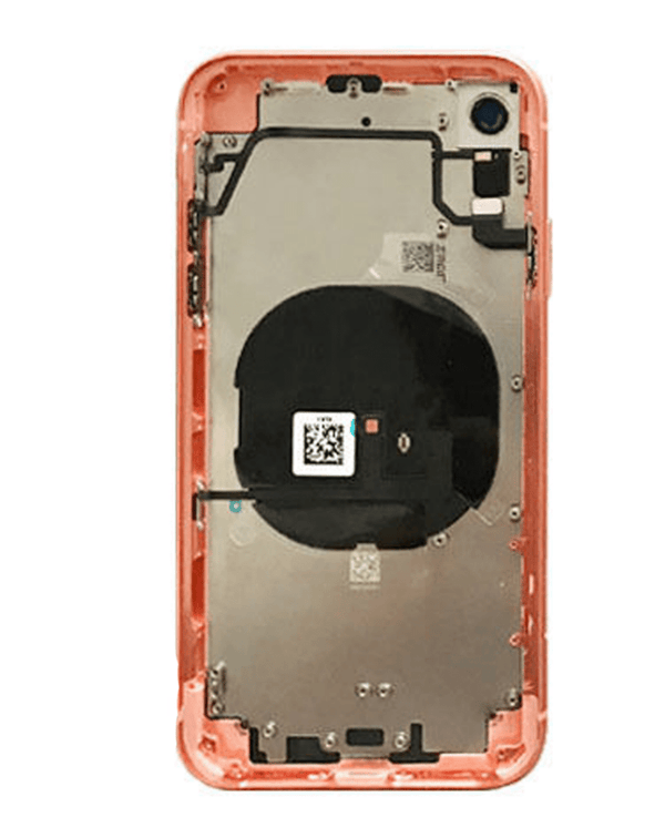 Venta de marcos traseros para iPhone XR con componentes preinstalados en Guatemala.