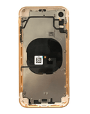 Encuentra tapas traseras con componentes preinstalados para iPhone XR en Guatemala, ideal para reparaciones en talleres especializados.