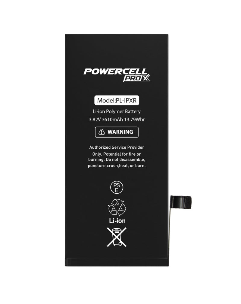 Encuentra la batería POWERCELL PRO Extended Capacity para iPhone XR (3610 mAH) en Guatemala en nuestro taller de reparaciones de baterías.