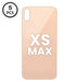 Compra la tapa trasera con orificio de cámara más grande para iPhone XS Max (Gold) en Guatemala, ideal para reparaciones en talleres especializados.