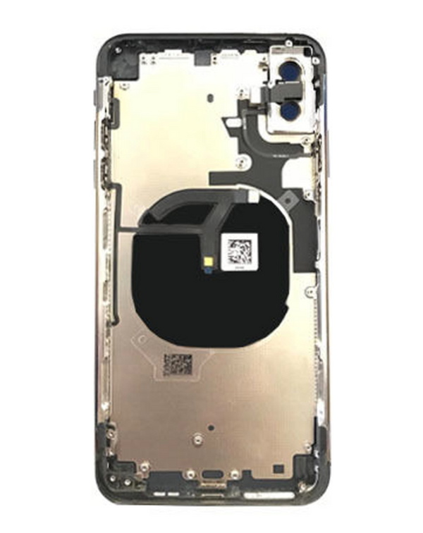 Compra tapa trasera con componentes preinstalados para iPhone XS Max color Space Gray en Guatemala.