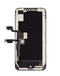 Reparación de pantalla original iPhone XS Max en Guatemala con etiqueta OLED y piezas originales.