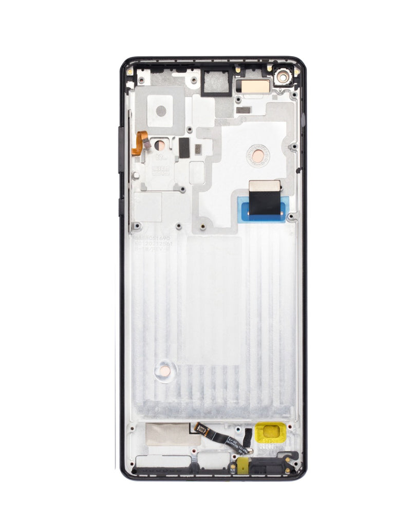 Reparación de pantalla OLED con marco para Motorola Moto Edge Plus en Guatemala.
