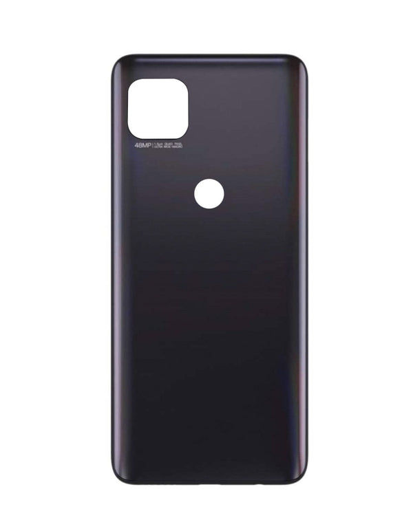 Tapa trasera original en color VOLCANIC GRAY para Motorola One 5G Ace disponible en Guatemala para reparaciones o venta al por mayor.